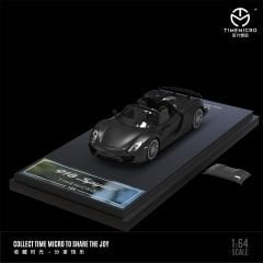 TimeMicro 1:64 Porsche 918 Martini - Mat Siyah Sürüm
