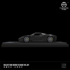 TimeMicro 1:64 Porsche 918 Martini - Mat Siyah Sürüm