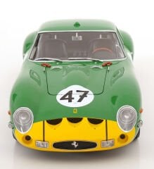 KK Scale 1/12 Scale Diecast KKDC120126-47 - Ferrari 250 GTO No.47, 1000km Nürburgring 1963 - Yeşil / Sarı