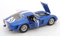 KK Scale 1/12 Scale Diecast KKDC120122-17 - Ferrari 250 GTO No.17, Le Mans 1962 - Mavi / Beyaz Metalik