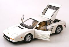KK Scale 1/12 Scale Diecast KKDC120203 - Ferrari Testarossa Monospeccio US-Version 1984 - Beyaz