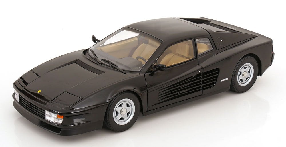 KK Scale 1/12 Scale Diecast KKDC120202 - Ferrari Testarossa 1986 - Siyah