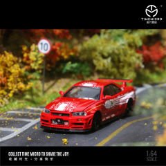 TimeMicro 1:64 Nissan GTR34 F&F Figürlü